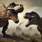 Treffen sich zwei Dinos